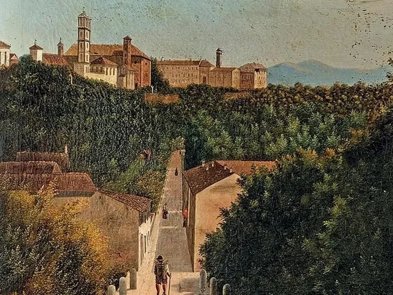 1787-Pietro Ferrabini - La lunga strada di Lodi in discesa